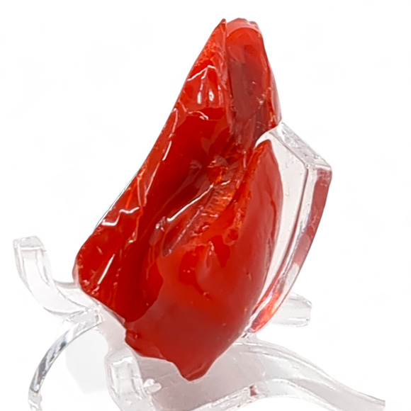 Amberina and Ruby Swirl Slag Art Glass Cullet #4S54 - Picture 3 of 6